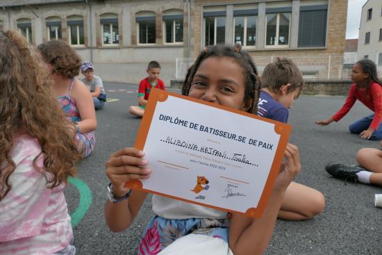 Diplôme de batisseur de paix